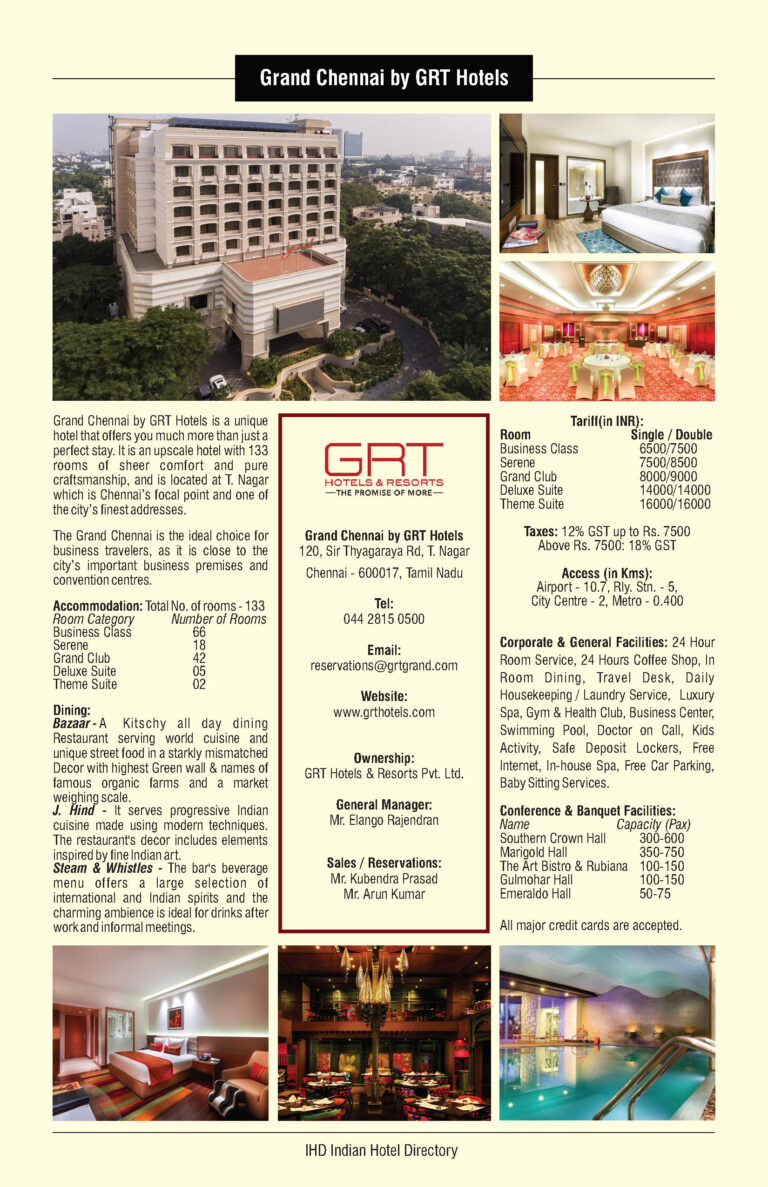 Grand Chennai by GRT Hotel
