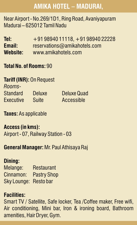 Amika Hotel, Madurai