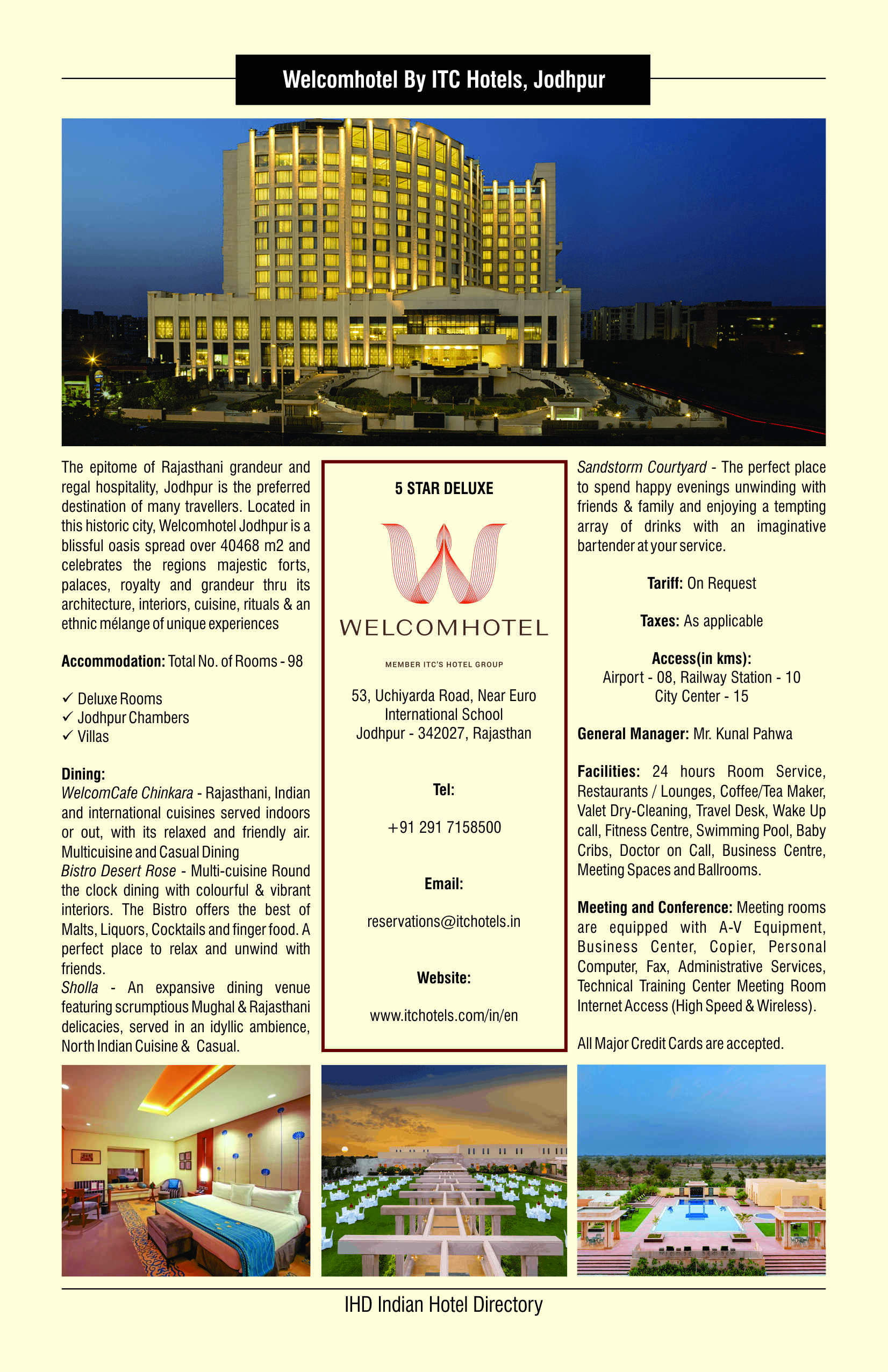 Welcomhotel By ITC Hotels, Jodhpur