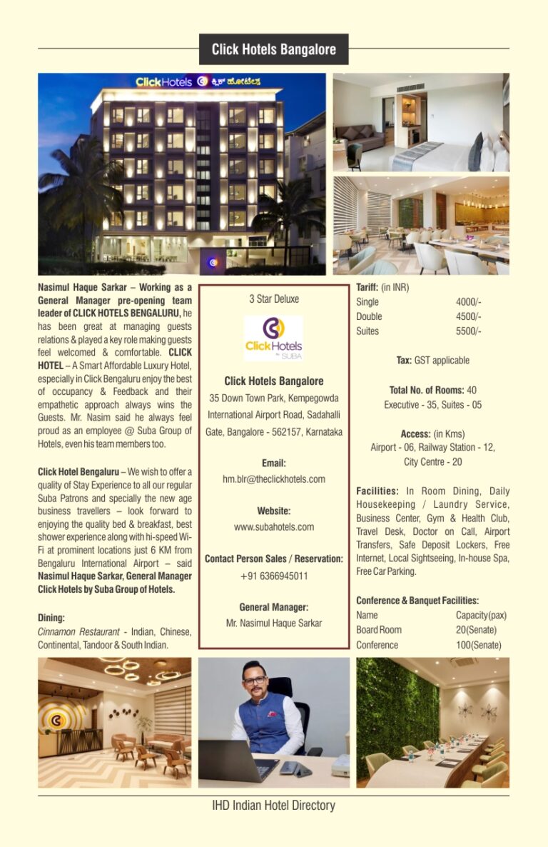 Click Hotels Bangalore