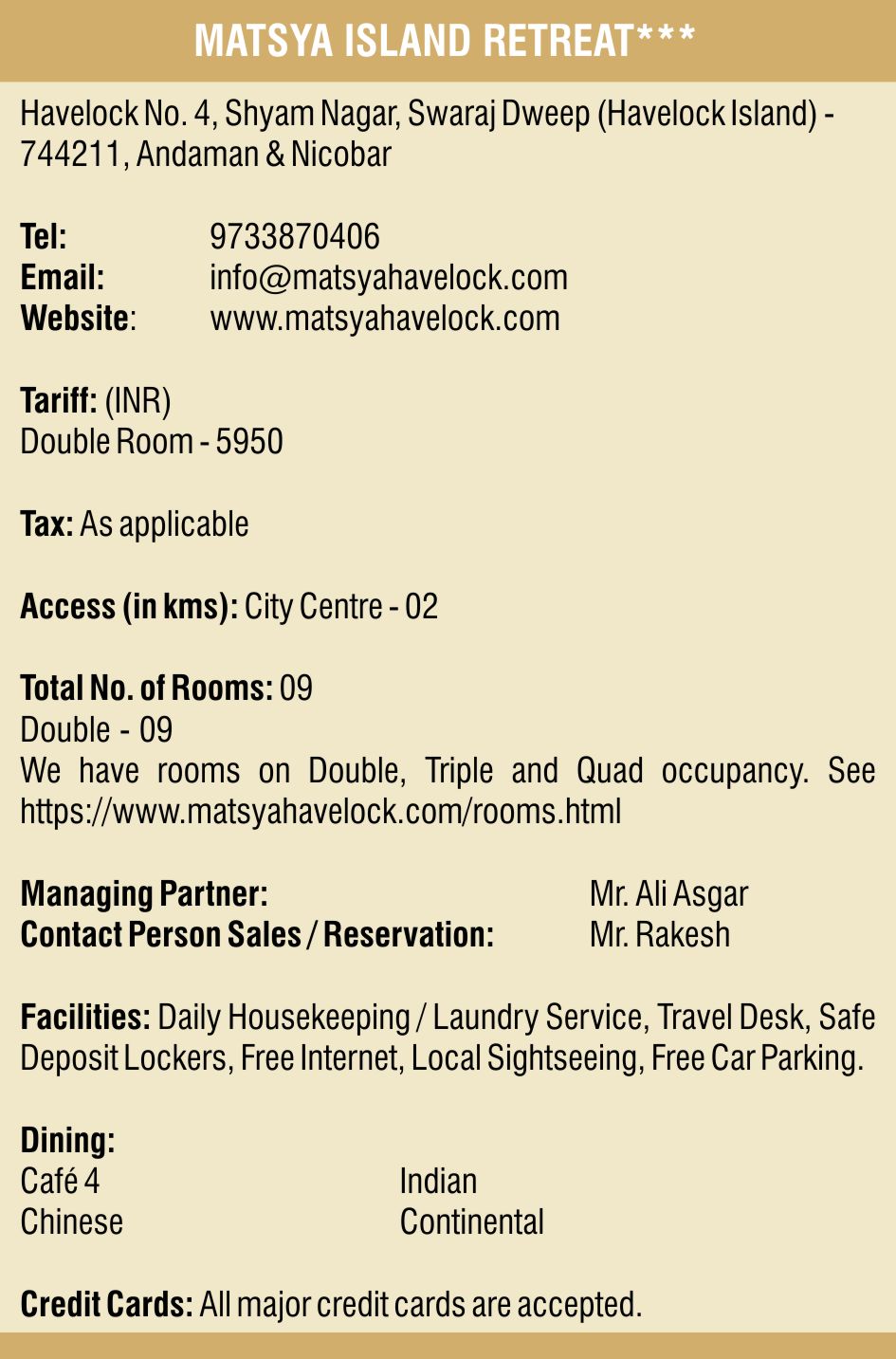 Matsya Island Retreat