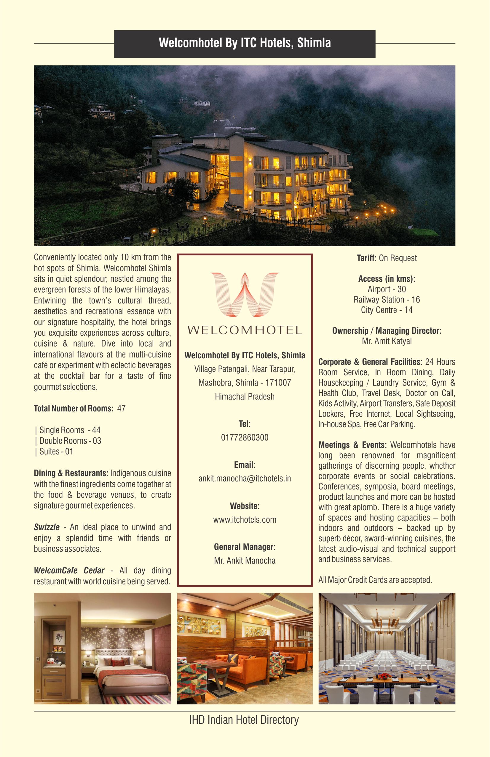 Welcomhotel By ITC Hotels, Shimla