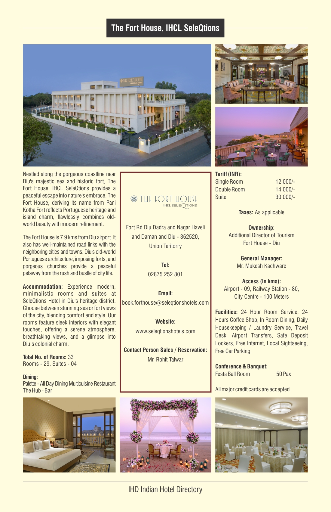 The Fort House, IHCL SeleQtions-Diu