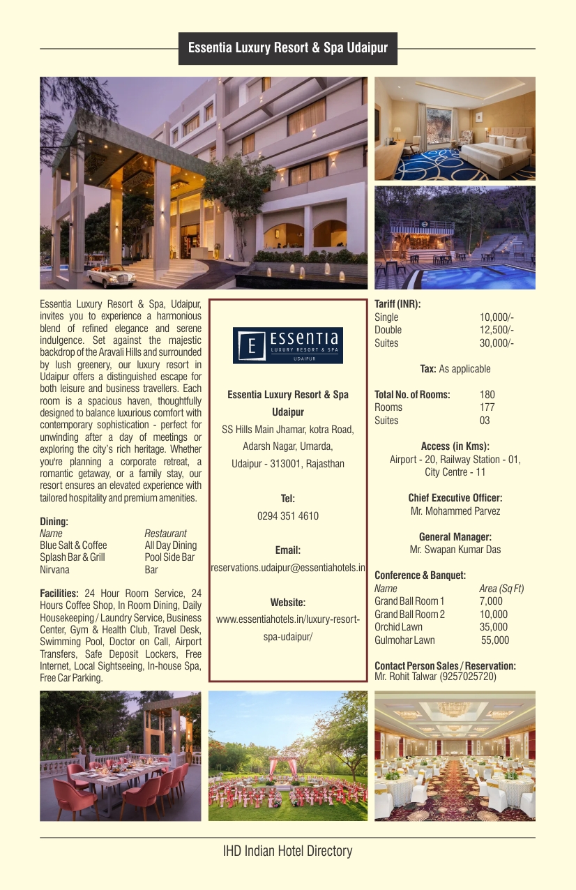 Essentia Luxury Resort & Spa-Udaipur